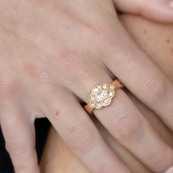 paparazzi Jewelry - Floral Frou-Frou - Gold Ring